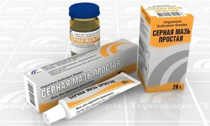 Серная мазь обладает фугинцыдным, антисептическим, противогрибковым действием
