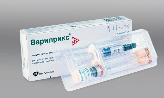 Варилрикс применяют для профилактики ветряной оспы с 12 месяцев, не болевших ветряной оспой и не привитых ранее